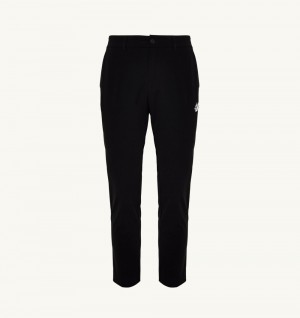 Autry Golf Pants Contrast Piping Pantaloni Uomo Nere | 52436-EBGJ