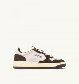 Autry Medalist Low Sneakers Suede Sneakers Uomo Nere Bianche | 14502-PISN