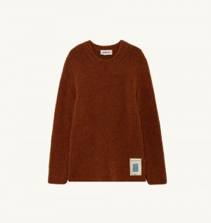 Autry Sweater Fisherman Knit Top Uomo Rosse | 58610-WTXR