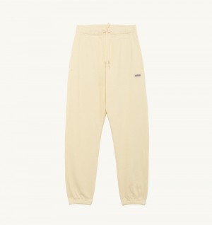 Autry Sweatpants Jersey Label Pantaloni Uomo Bianche | 83426-AIBK