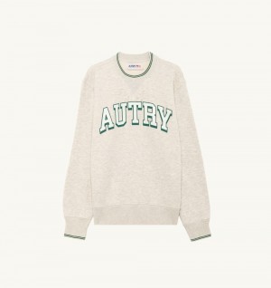 Autry Sweatshirt Heavy Jersey Top Donna Grigie | 86134-TNHJ