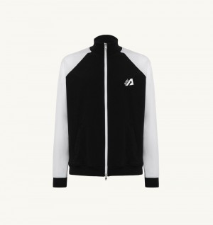 Autry Tennis Jacket Top Uomo Nere | 97150-LVQA