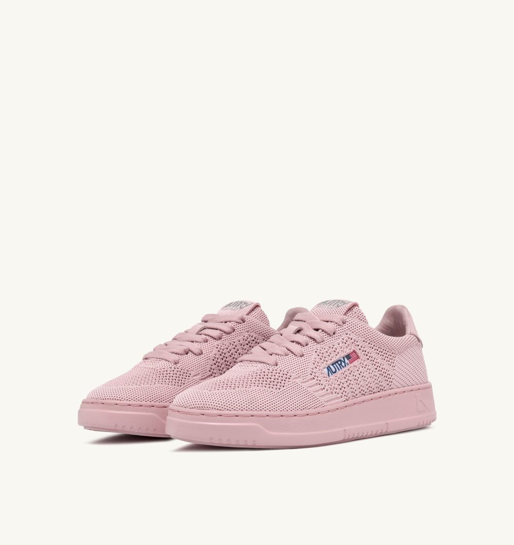 Autry Easeknit Medalist Low Sneakers Fabric Sneakers Donna Rosa | 83264-KTWR