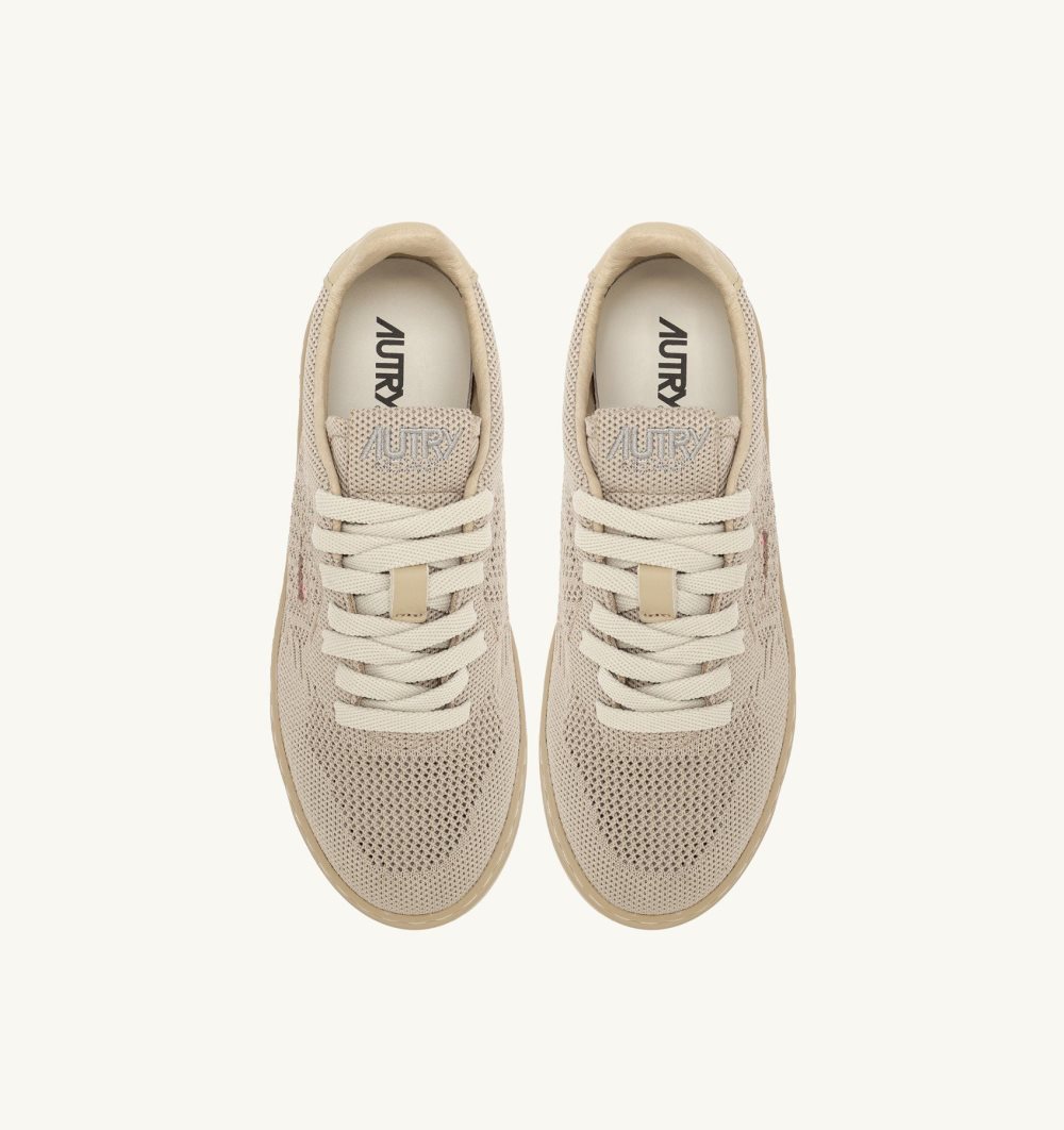 Autry Easeknit Medalist Low Sneakers Mojave Desert Sneakers Uomo Beige | 31594-KTQV