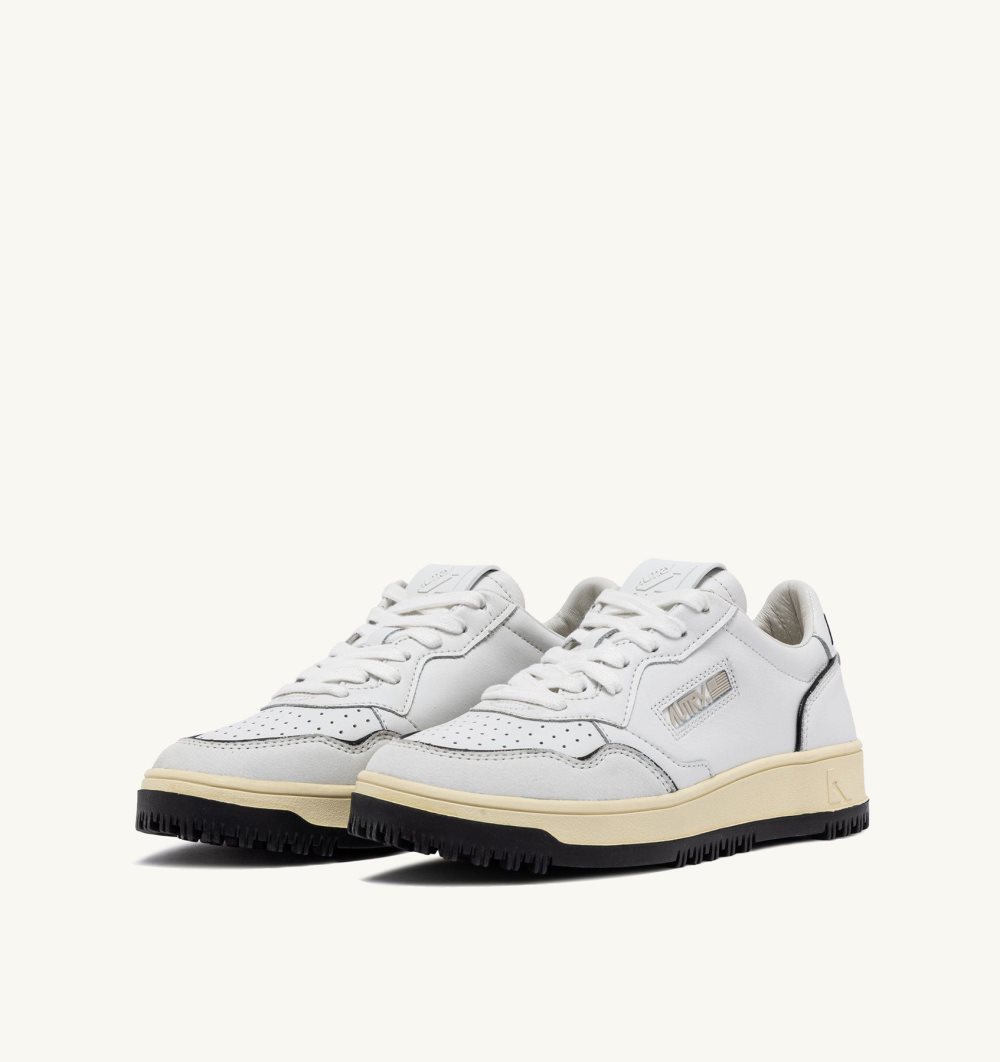 Autry Golf Low Sneakers Leather Scarpe da golf Uomo Bianche | 96351-WXNP