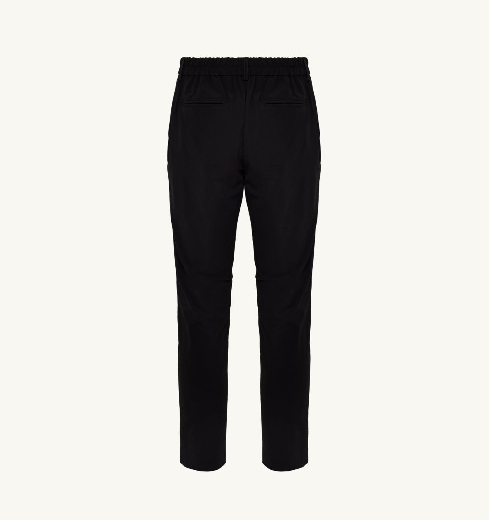 Autry Golf Pants Contrast Piping Pantaloni Uomo Nere | 52436-EBGJ