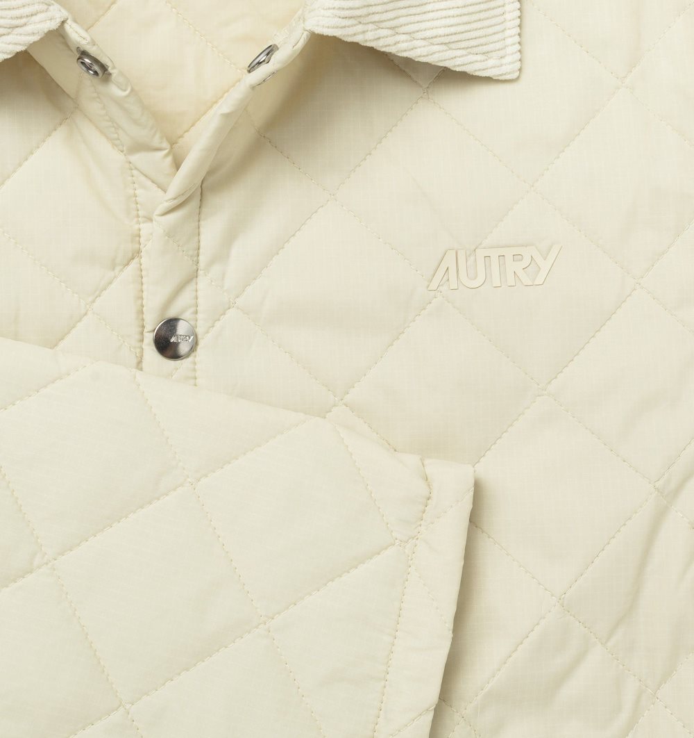 Autry Husky Jacket Quilted Nylon Top Uomo Bianche | 71438-ITHQ