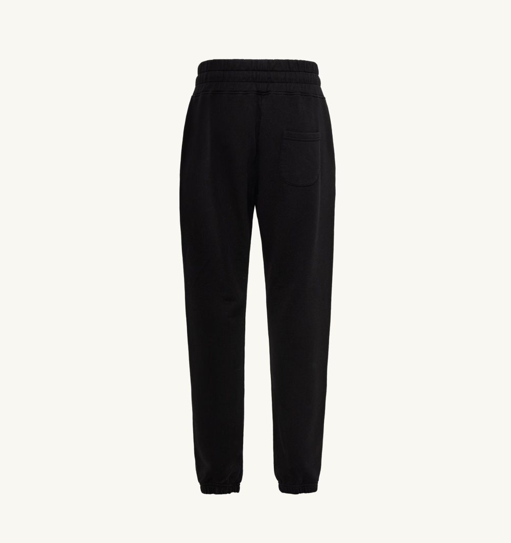 Autry Jogger Pants Cotton Pantaloni Uomo Nere | 37625-BPZY