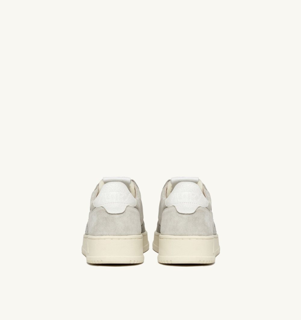 Autry Medalist Low Sneakers Sneakers Uomo Grigie Beige | 14375-HYKR