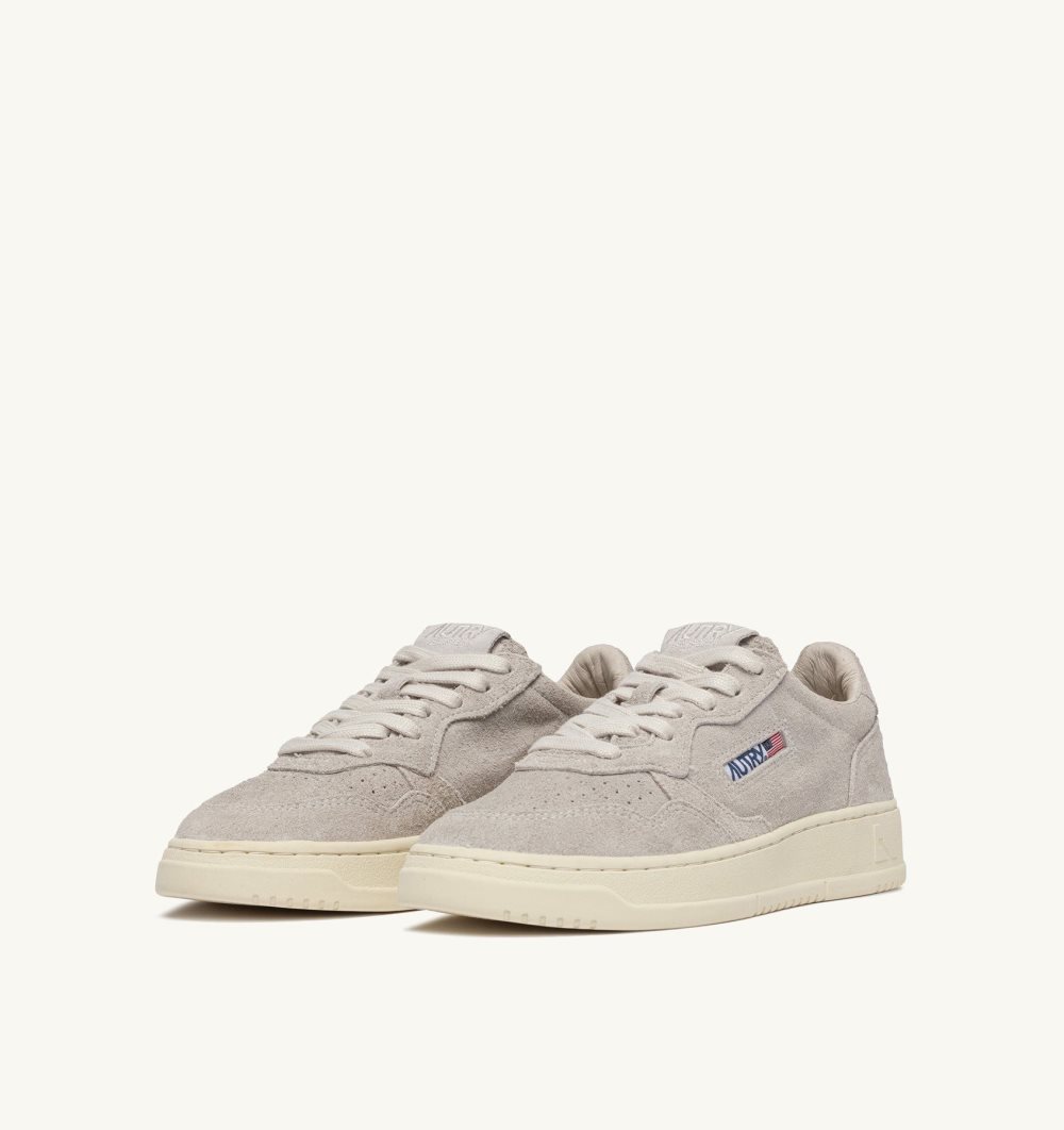 Autry Medalist Low Sneakers Suede Sneakers Uomo Bianche | 79041-FJDS