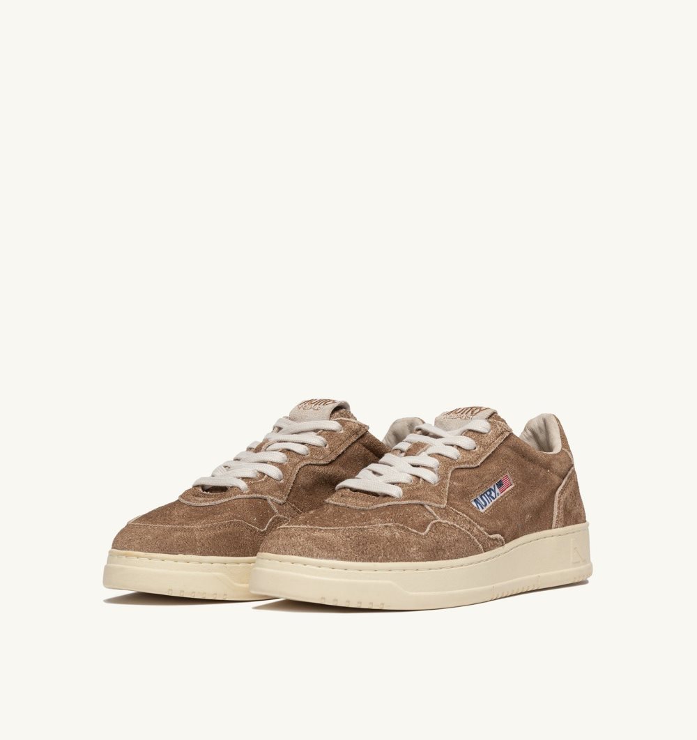 Autry Medalist Low Sneakers Suede Sneakers Uomo Marrone | 96458-WMPA