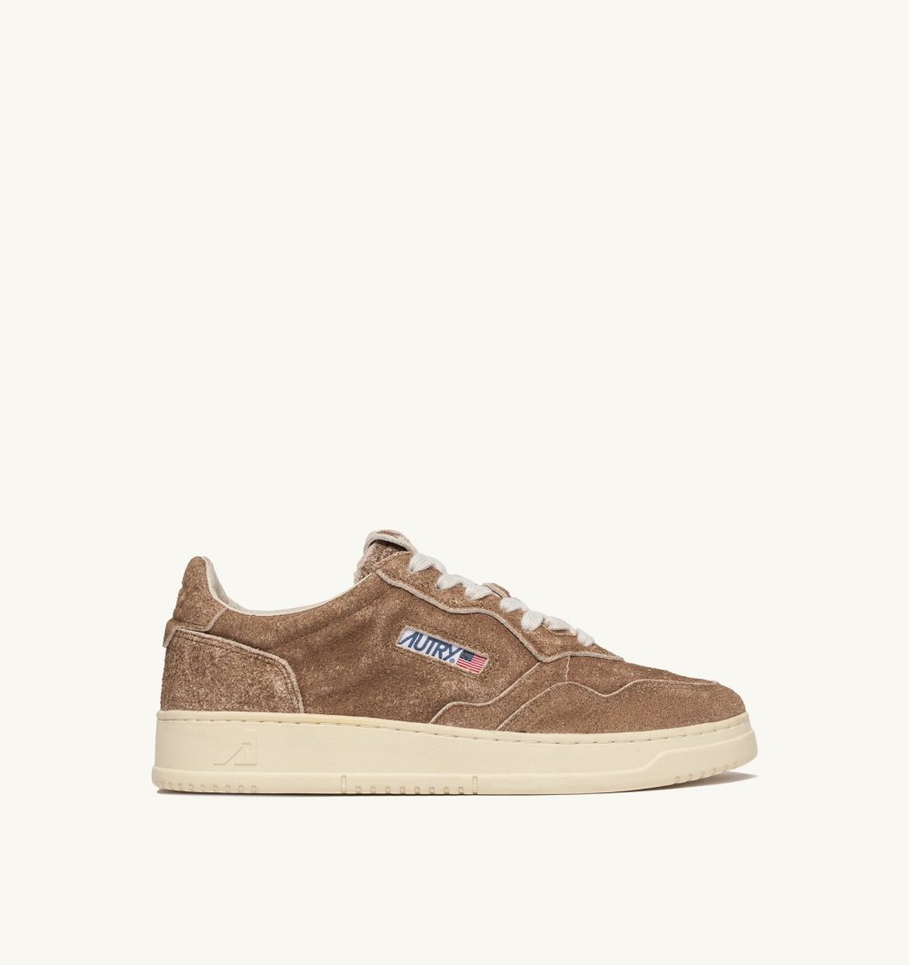 Autry Medalist Low Sneakers Suede Sneakers Uomo Marrone | 96458-WMPA