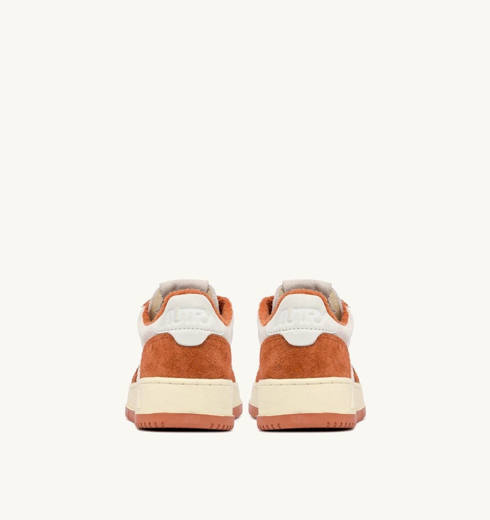 Autry Medalist Low Sneakers Terracotta Suede Sneakers Donna Bianche | 75012-JVGI