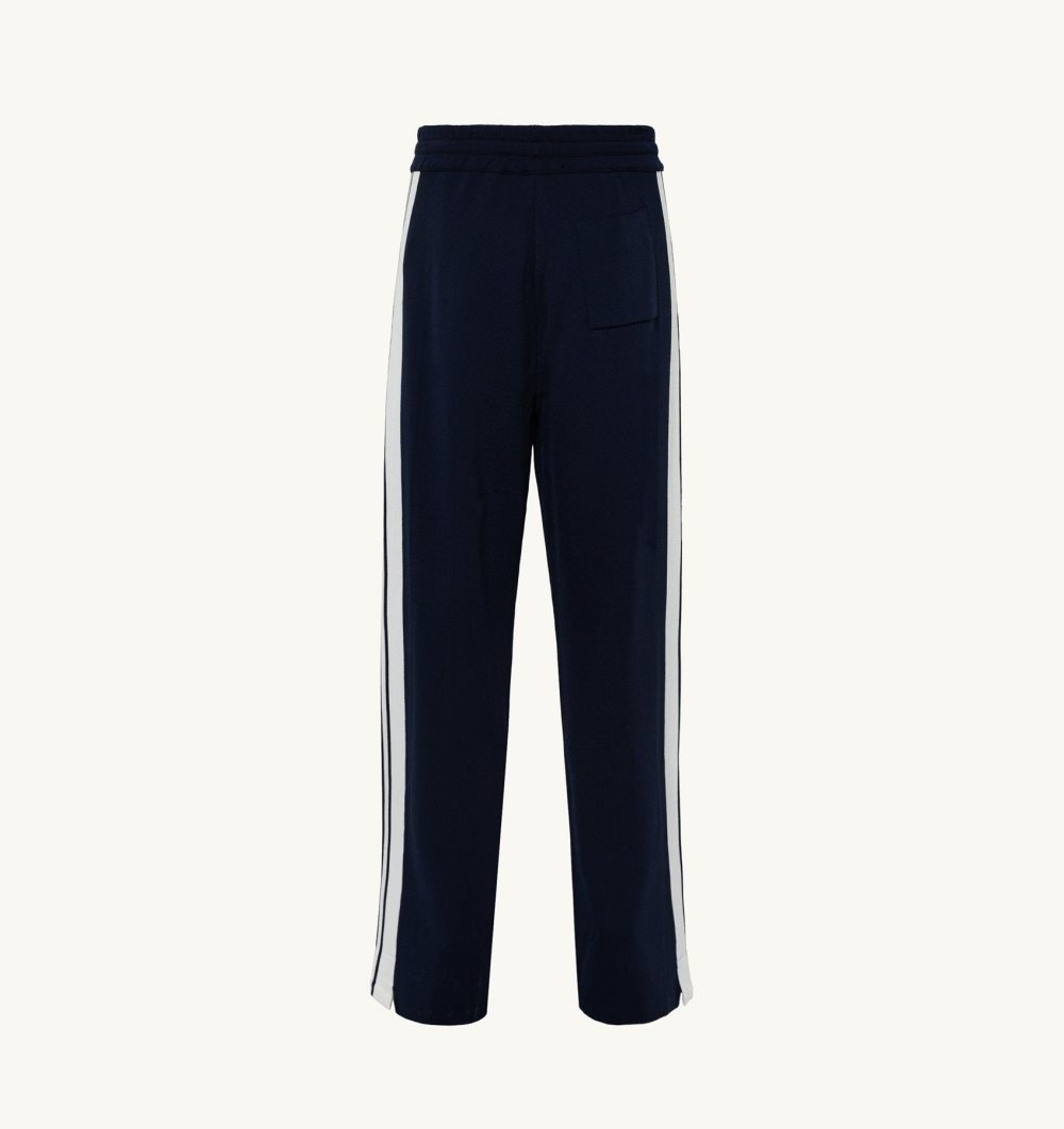 Autry Pants Viscose Pantaloni Uomo Blu | 39647-HXNJ