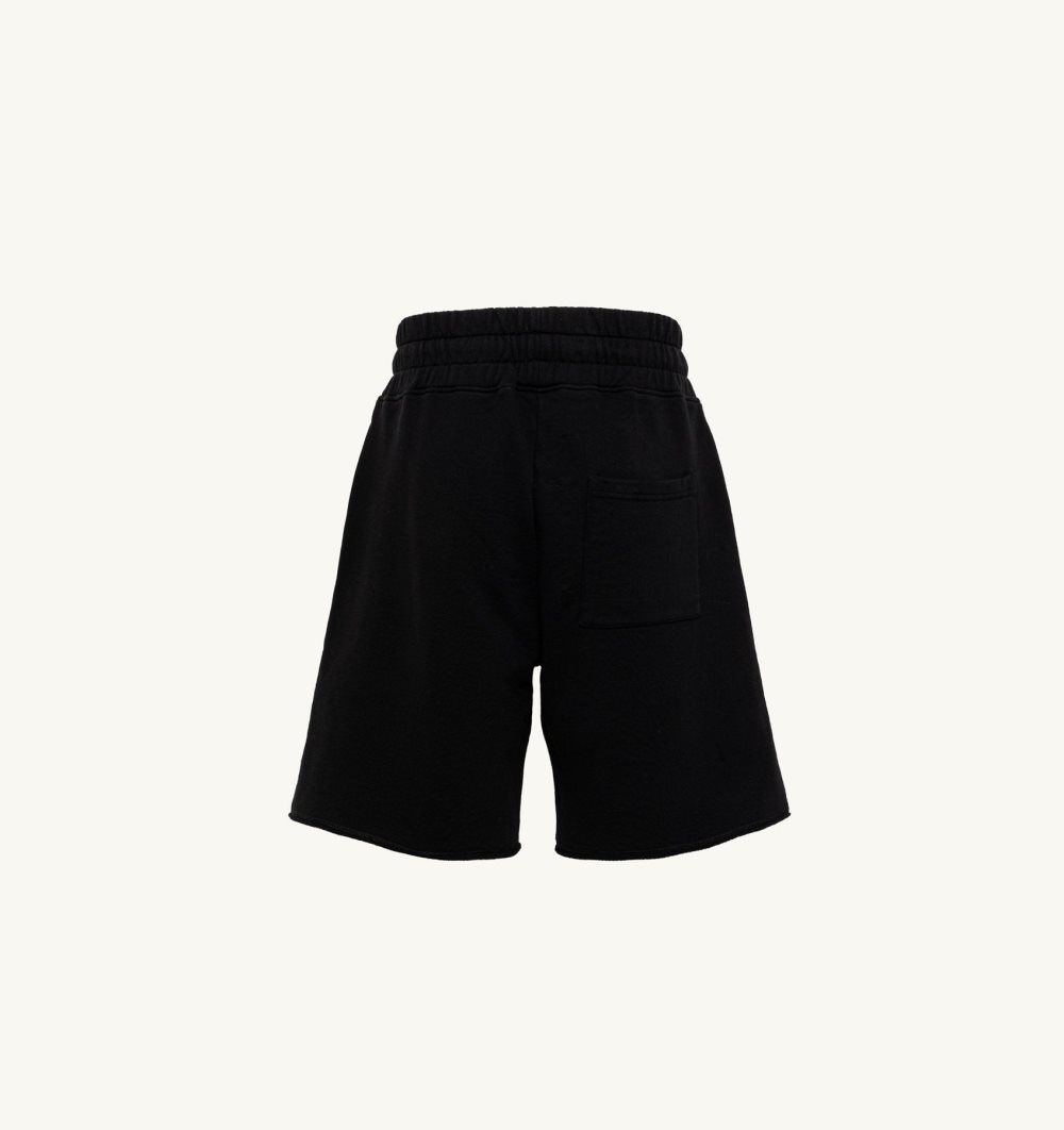 Autry Shorts Cotton Pantaloni Uomo Nere | 80567-PHIK