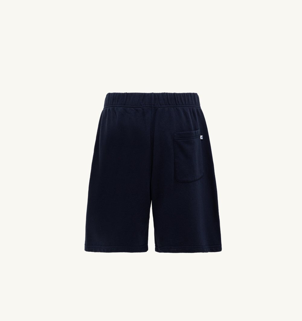 Autry Shorts Cotton Pile Pantaloni Uomo Blu | 68379-MOAL