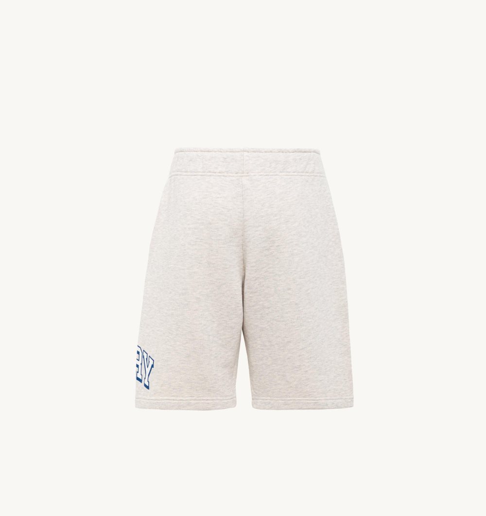 Autry Shorts Melange Cotton Pile Pantaloni Uomo Grigie | 36015-YKOI