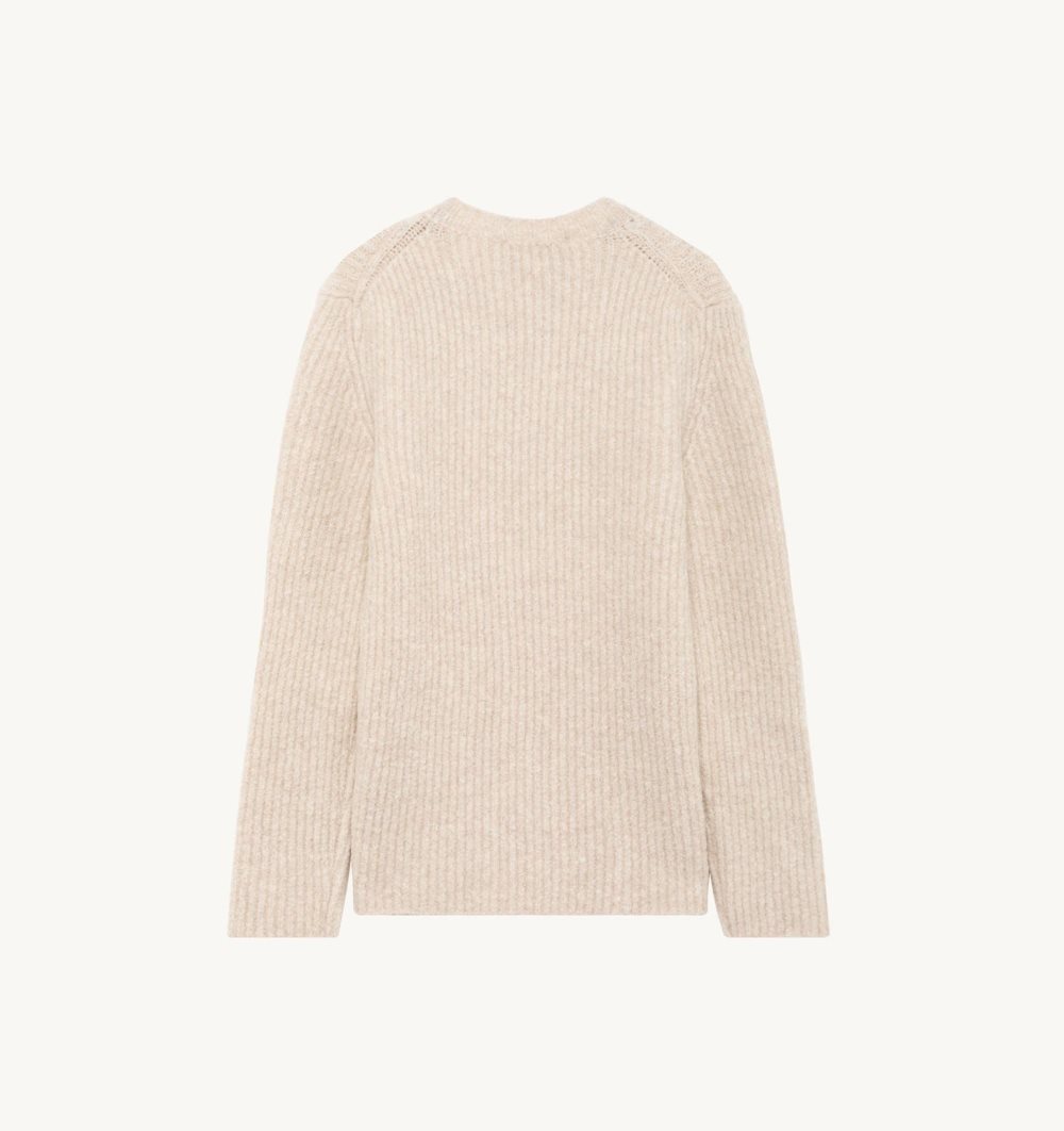 Autry Sweater Fisherman Knit Top Donna Bianche | 29054-DZUK