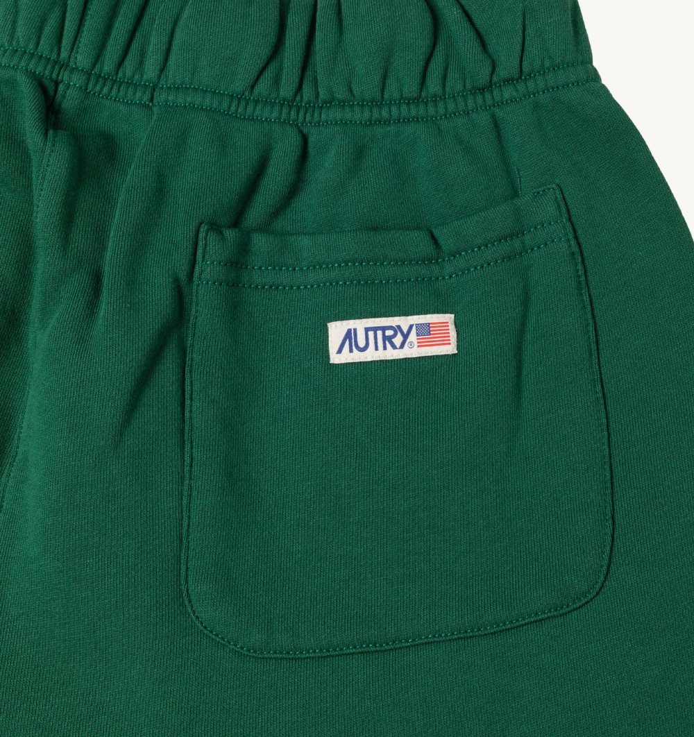 Autry Sweatpants Jersey Label Pantaloni Donna Verdi | 97210-IPQZ