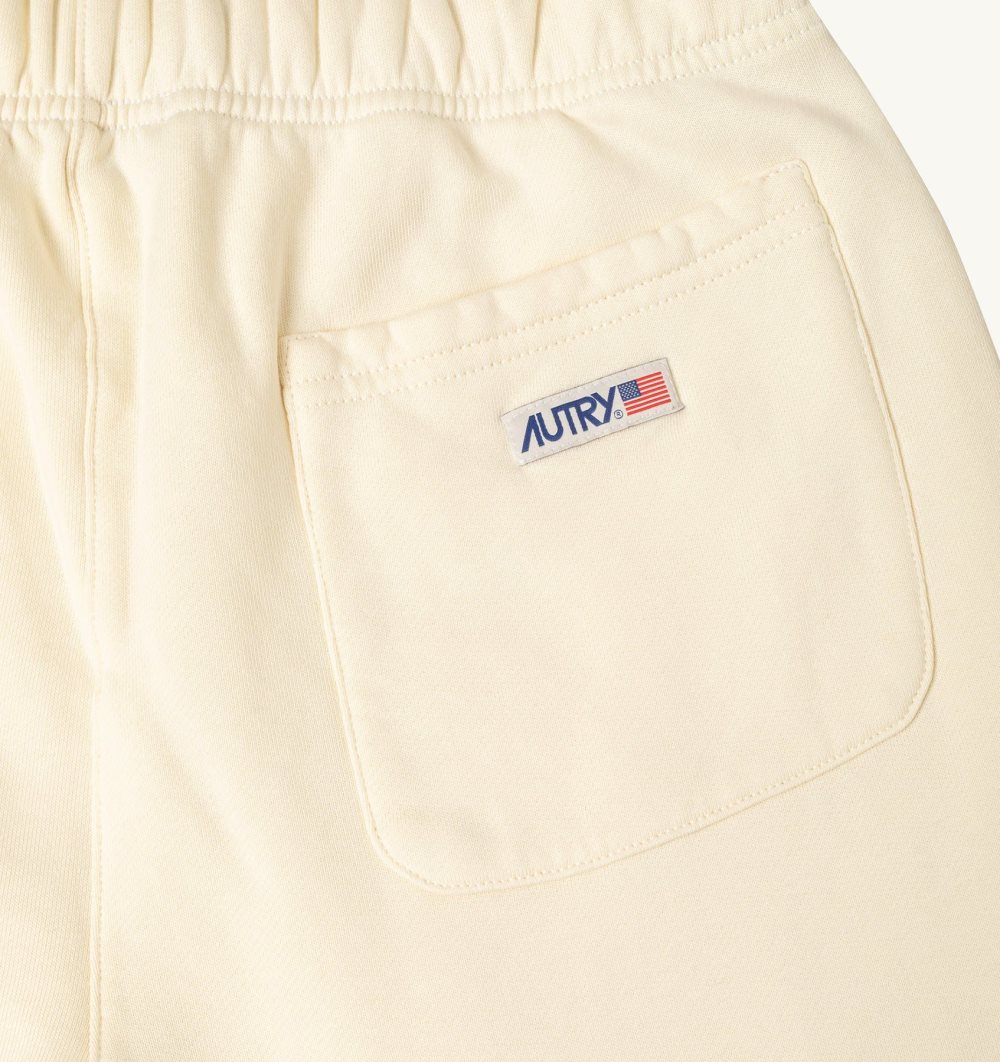 Autry Sweatpants Jersey Label Pantaloni Donna Bianche | 71039-BQUP