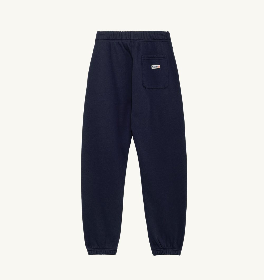 Autry Sweatpants Jersey Label Pantaloni Uomo Blu | 54309-KLMS