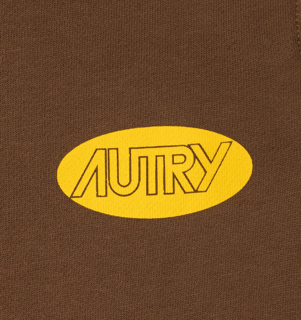 Autry Sweatpants Jersey Label Pantaloni Uomo Marrone | 28147-KRHF