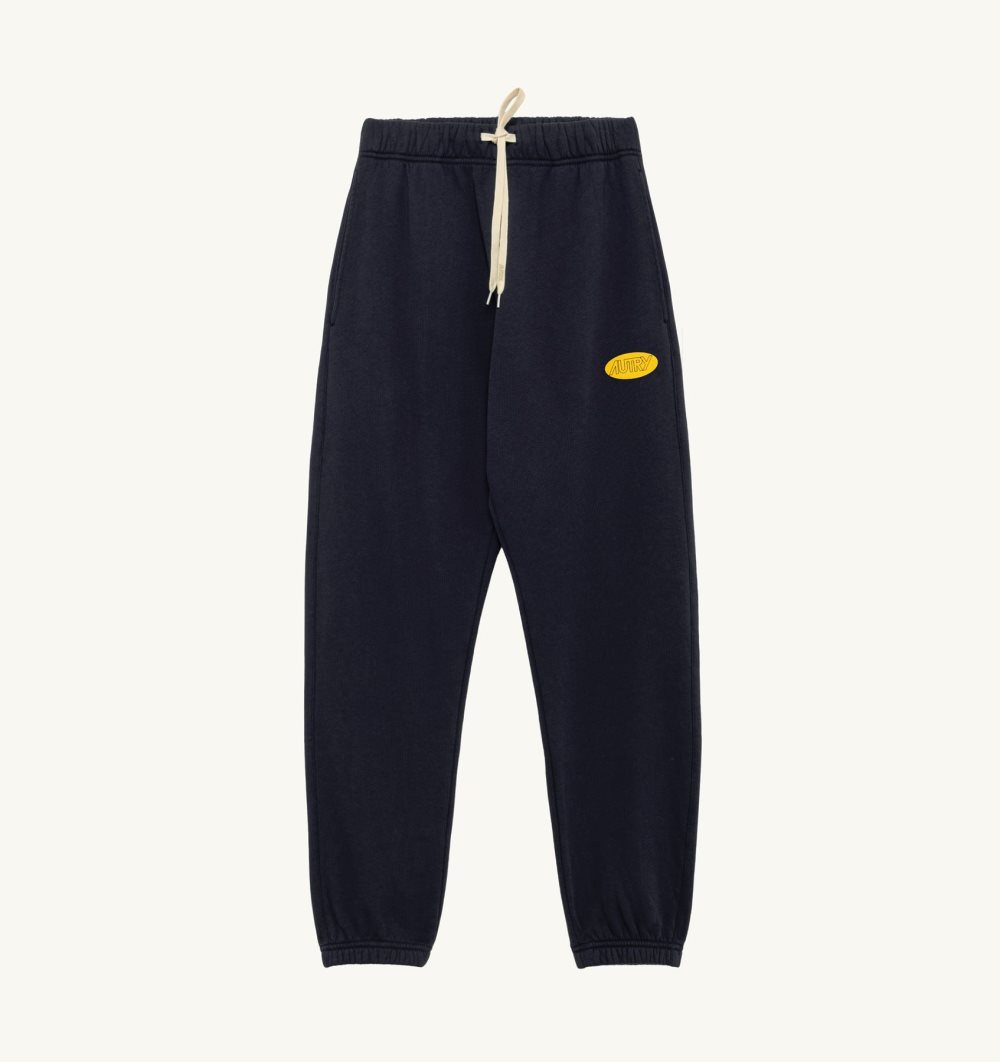 Autry Sweatpants Jersey Label Pantaloni Donna Blu | 24389-MYLJ