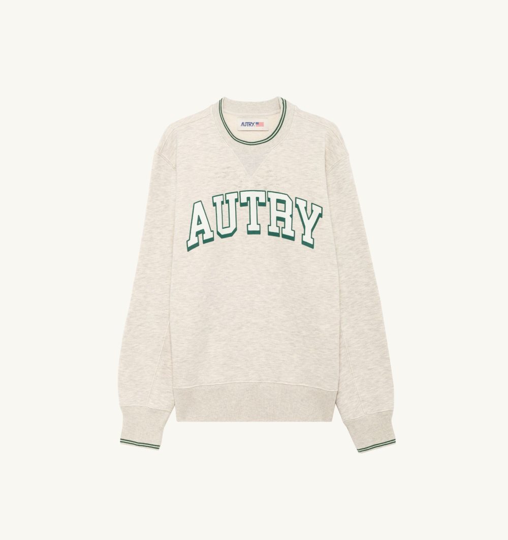 Autry Sweatshirt Heavy Jersey Top Donna Grigie | 86134-TNHJ