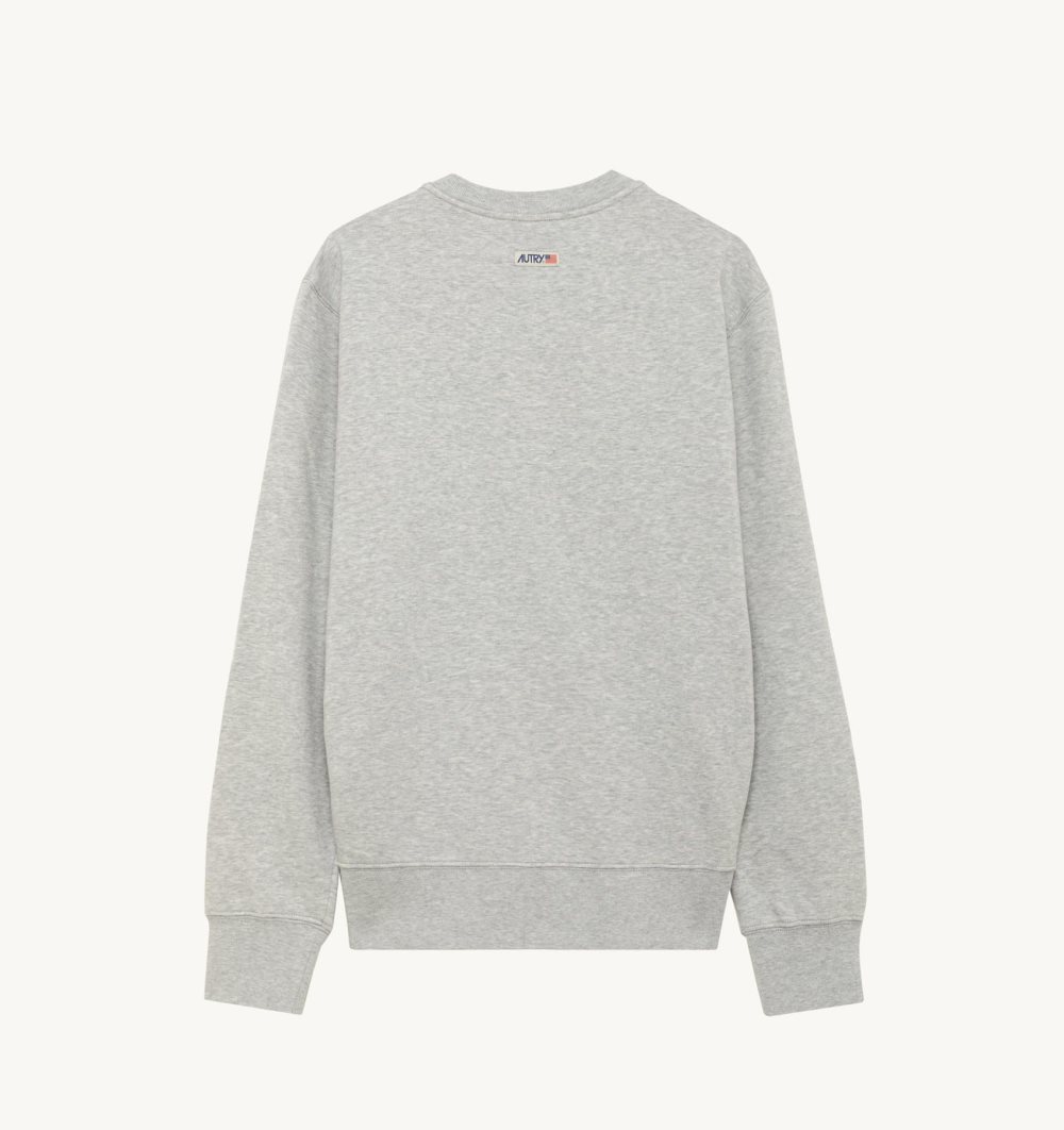 Autry Sweatshirt Jersey Label Top Uomo Grigie | 89760-HFRB