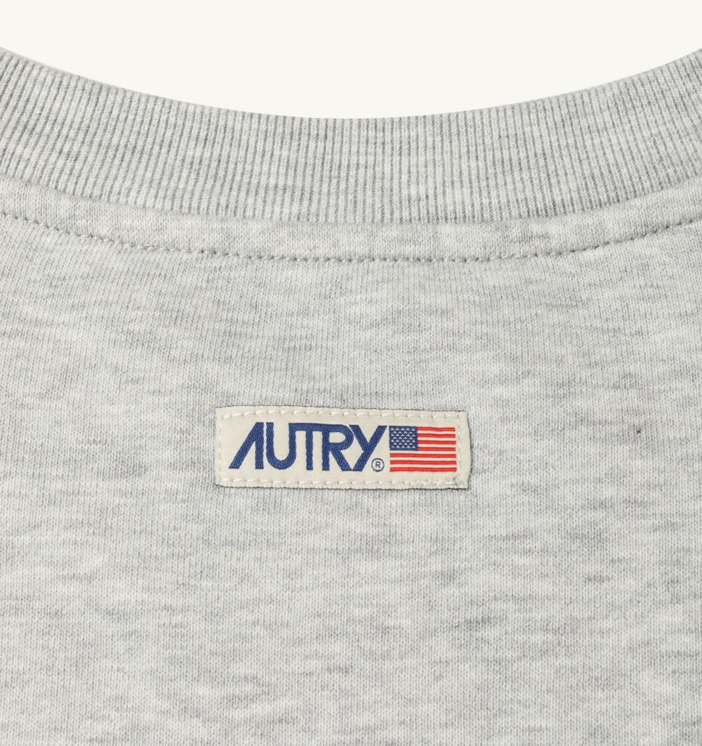 Autry Sweatshirt Jersey Label Top Uomo Grigie | 89760-HFRB